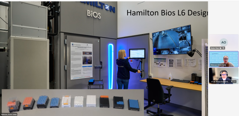 Photo showing the NVI's Biobank at its offices at Ås in Norway. 