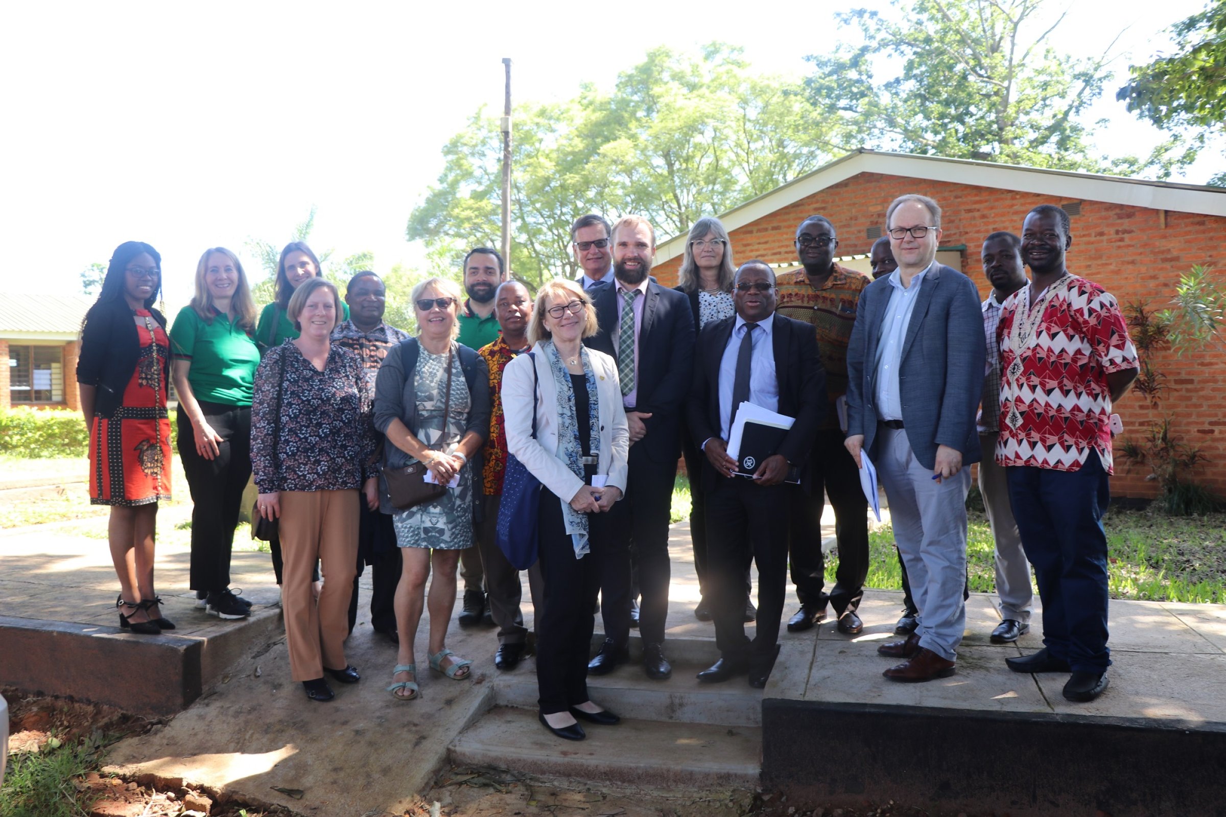 Representatives from NVI and The Norwegian Ministry of Agriculture and Food visiting Malawi in January. Photo: Kaja Schill Godager