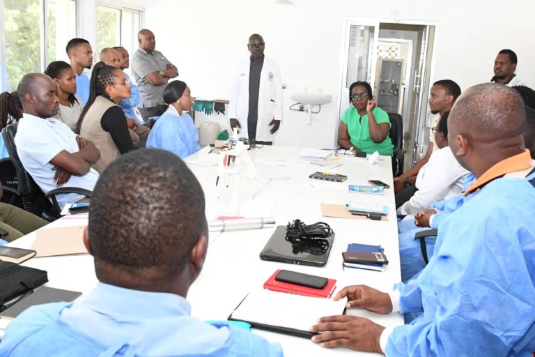 Tanzania lab training 2025. Photo: TVLA