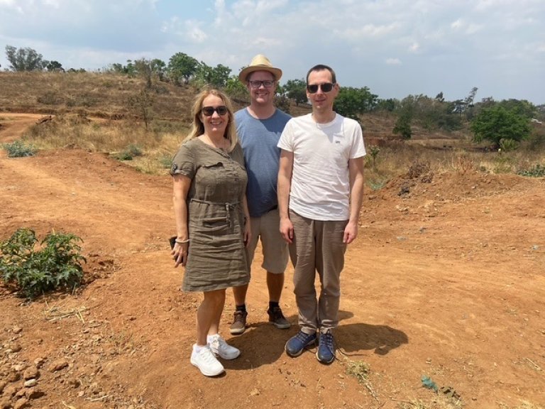 Siv Klevar, Jan Inge Øvrebø, and Krister Lundgård from the Norwegian Veterinary Institite. Photo: Mary Shresta