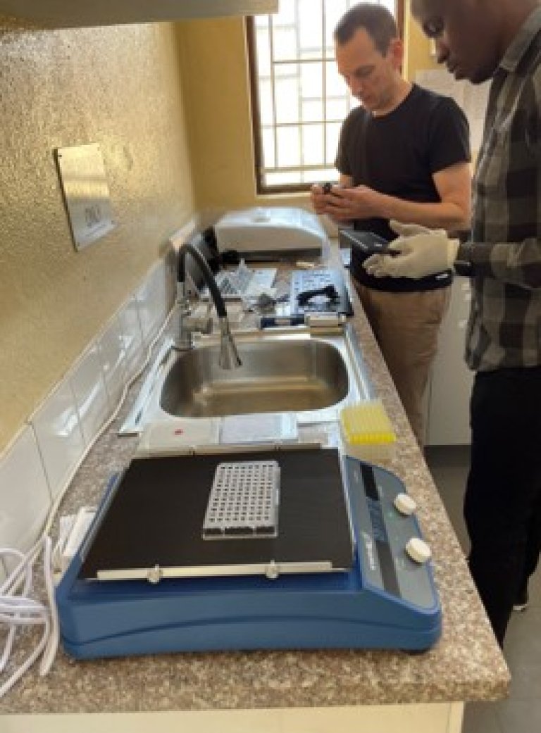 For the first time, the laboratory is now equipped to perform ELISA diagnostics for animal diseases in milk and blood—marking a significant advancement for regional veterinary services. Photo: Mary Shrestha