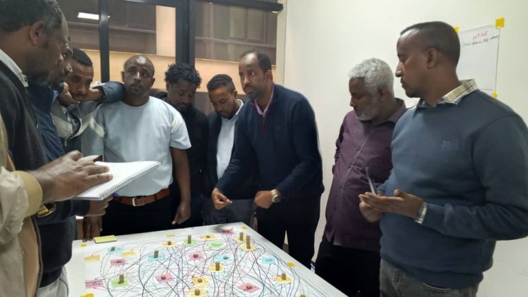 Stakeholder net-mapping of Ethiopia’s milk value chain. Photo AHRI