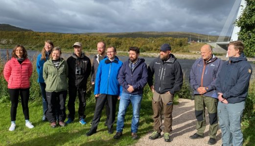 Klima- og miljøministeren møtte tiltaksgruppa mot pukkellaks