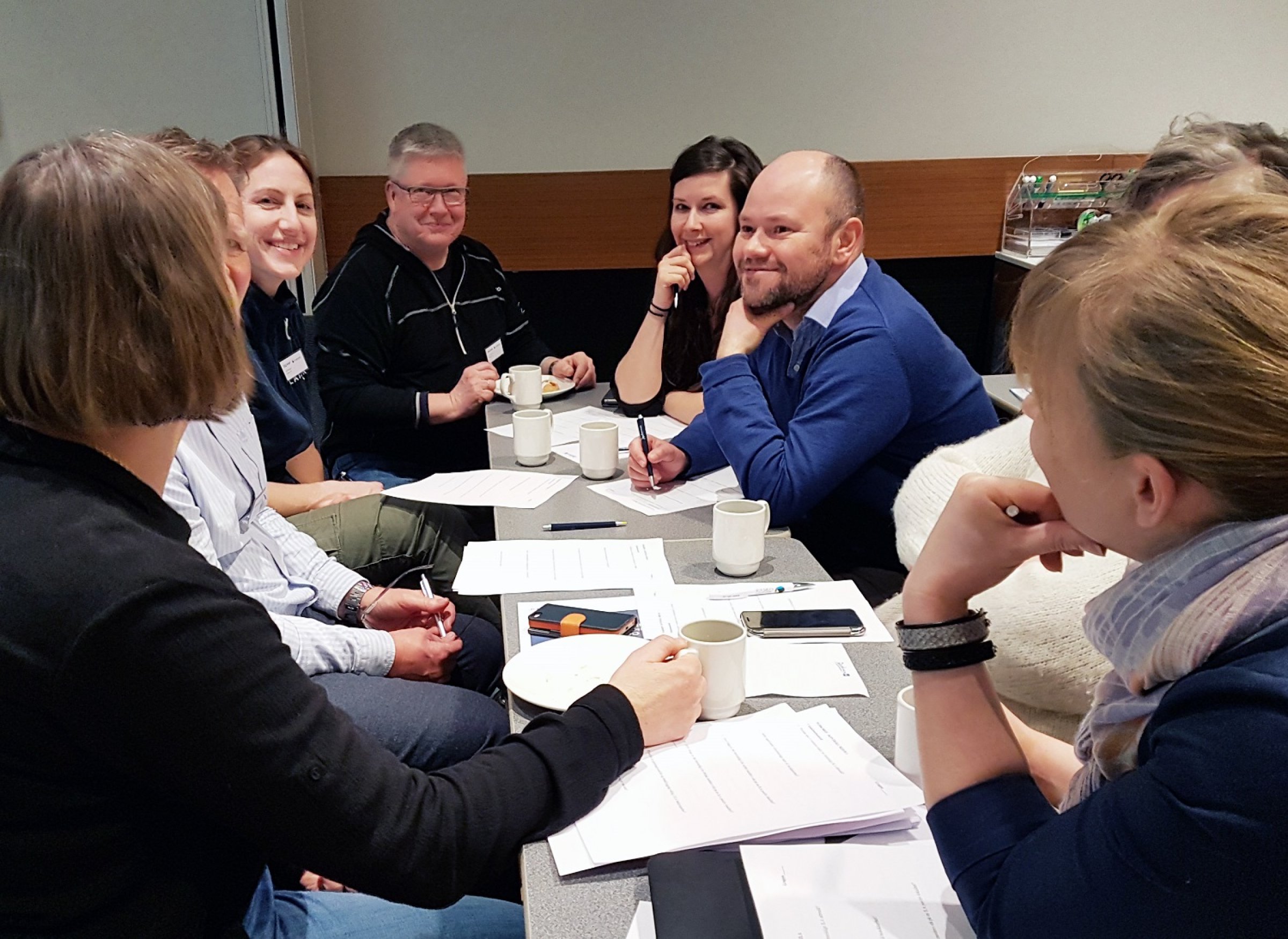 Gruppediskusjoner. Foto: Sven Martin Jørgensen