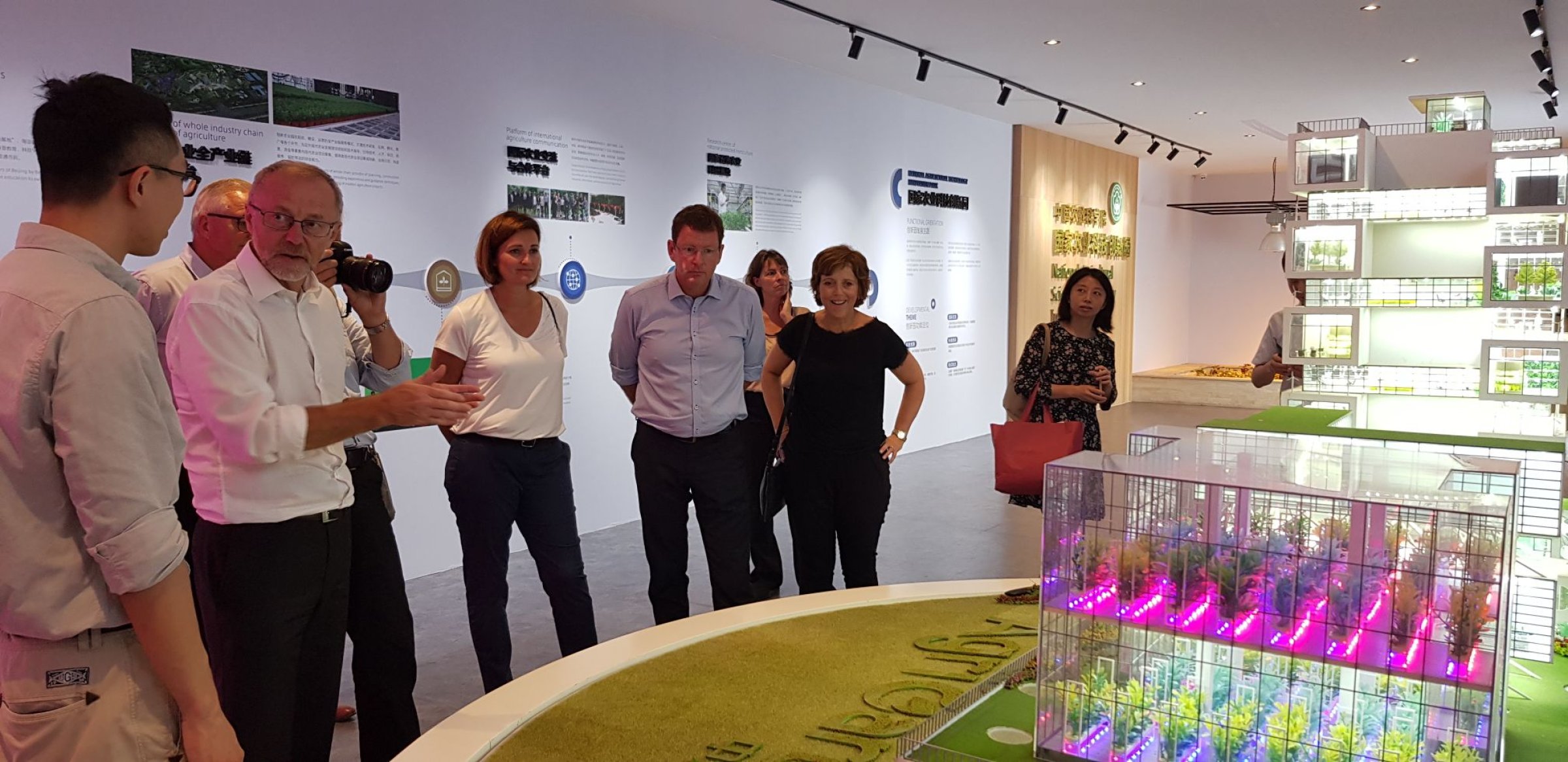 På National Acgicultural Science and Technology Park i Beijing. Foto: Merete Hofshagen.