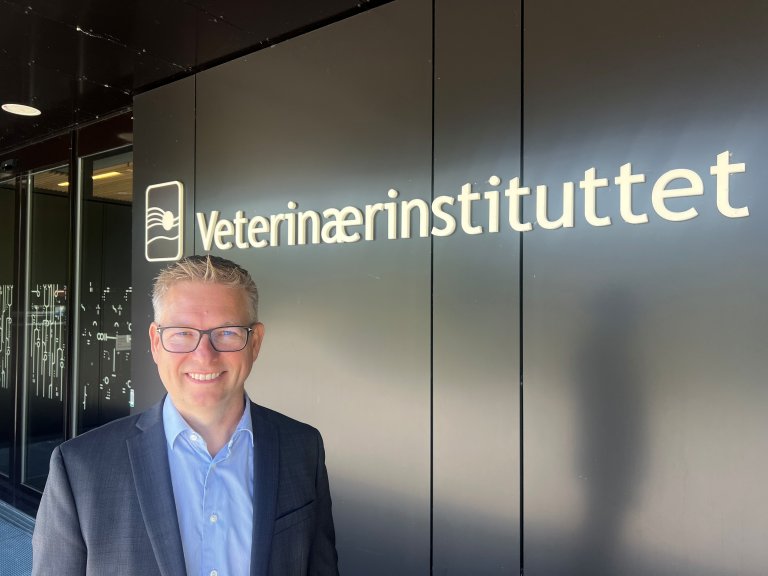 Fredrik Glorvigen er ny avdelingsdirektør for Helsedata ved Veterinærinstituttet. Foto: Bryndis Holm