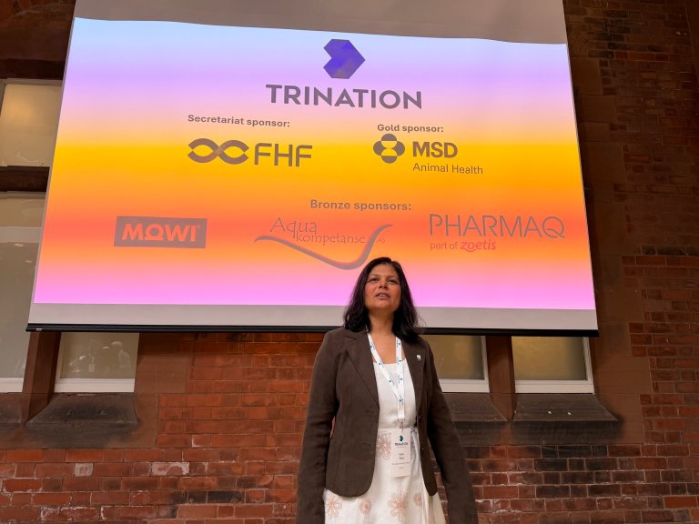 Seniorforsker Sonal Patel ved Veterinærinstituttet, som er sekretær med hovedansvar for organiseringen av møtene og er styremedlem i TriNation. Foto: Veterinærinstituttet